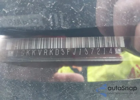 2015 GMC Acadia Slt-1 z USA, uszkodzony, nr VIN 1GKKVRKD3FJ137214